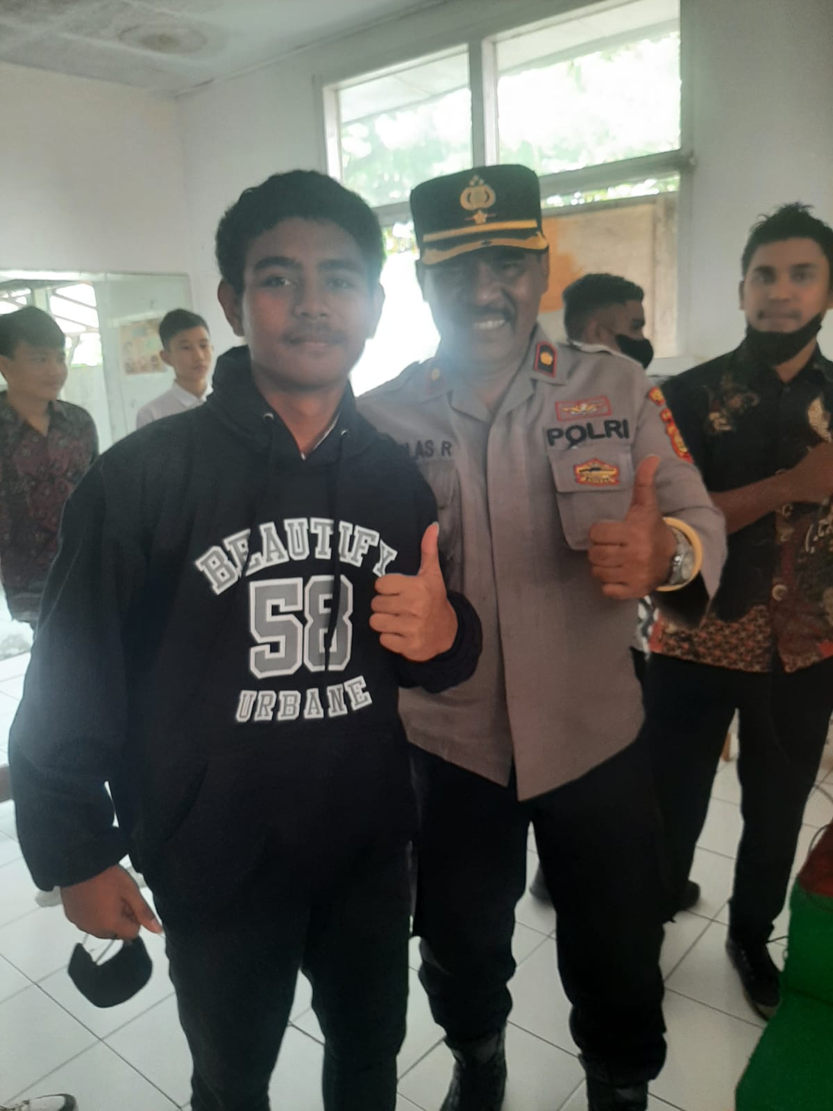 Sosialisasi Tertib Lalu Lintas Bersama KOMISARIS Polisi Bapak Nicolaus Ruing