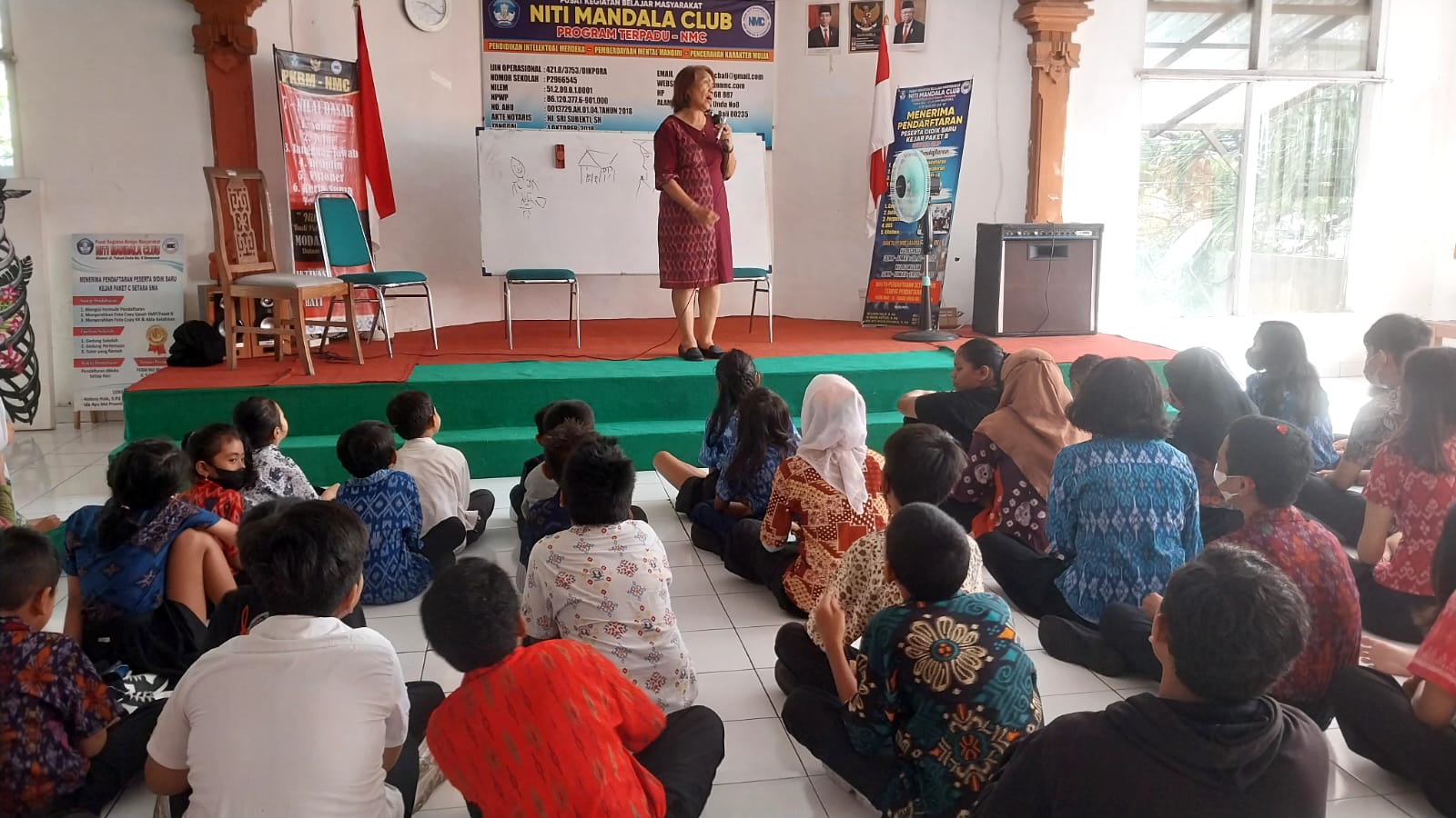 Pembinaan metal dan karakter .bersama Ibu Yohana Agustina Pandhi S.H