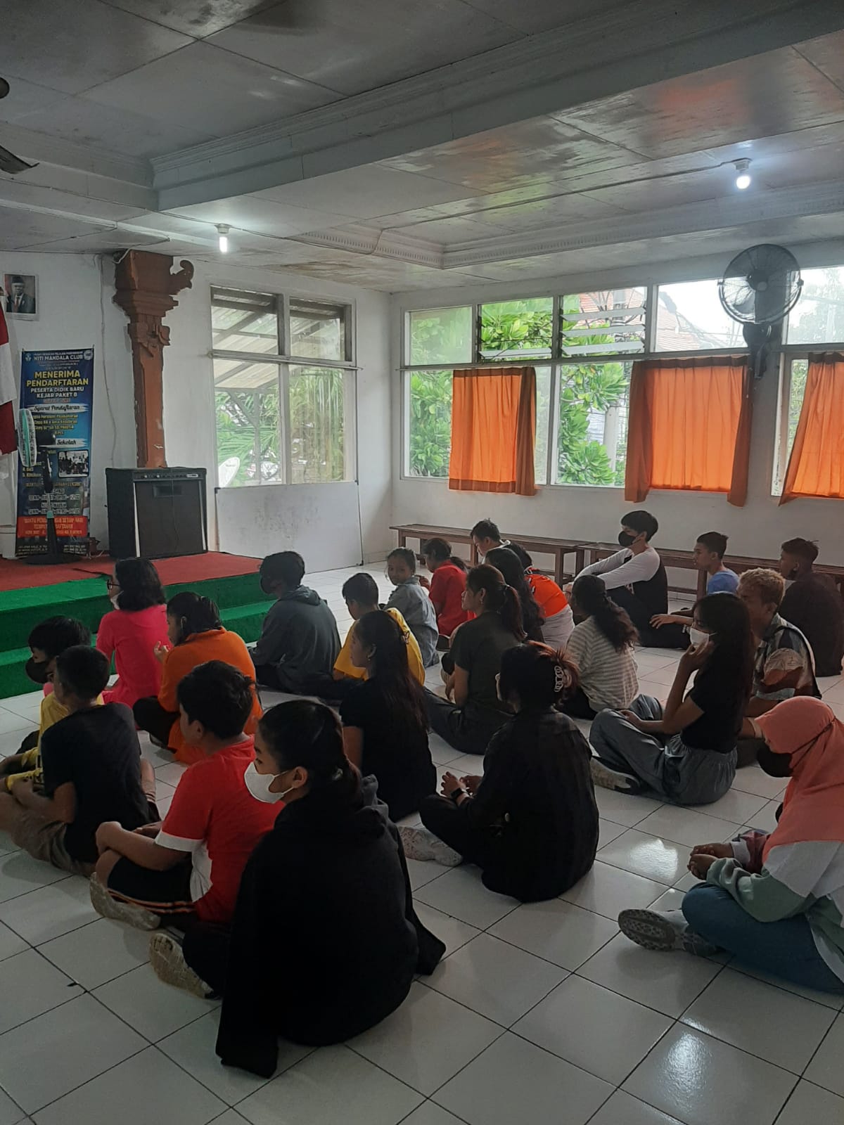 Pembinaan metal dan karakter .bersama Ibu Yohana Agustina Pandhi S.H