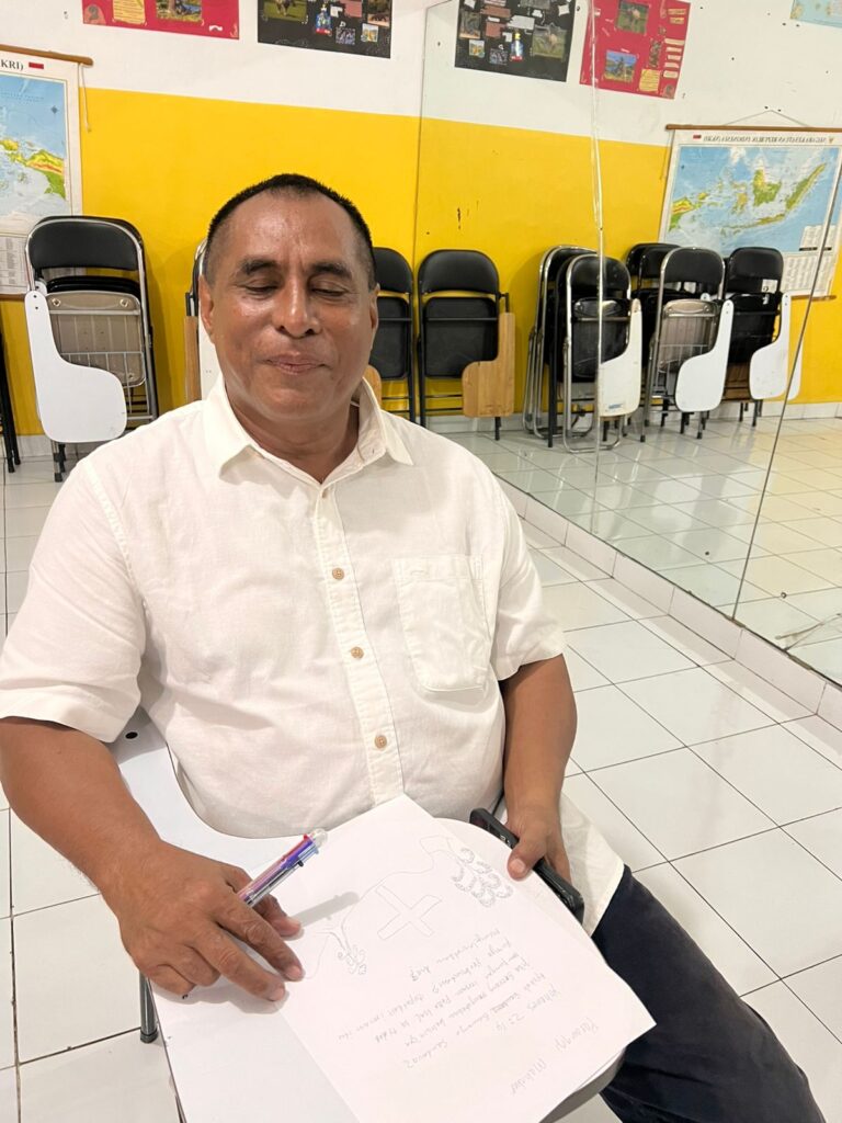 Pelaksanaan Ujian Pendidikkan Kesetaraan Paket C Setara SMA dihari pertama